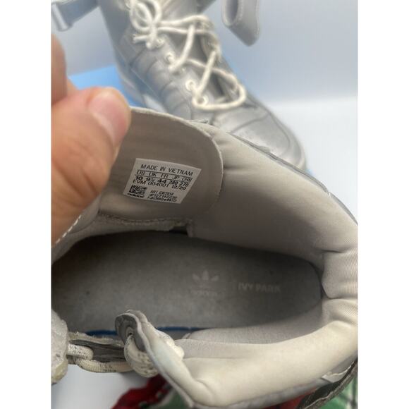 Adidas Unisex Ivy Park Silver Forum Mid Casual Fashion Sneakers Size 10 - Picture 6 of 13